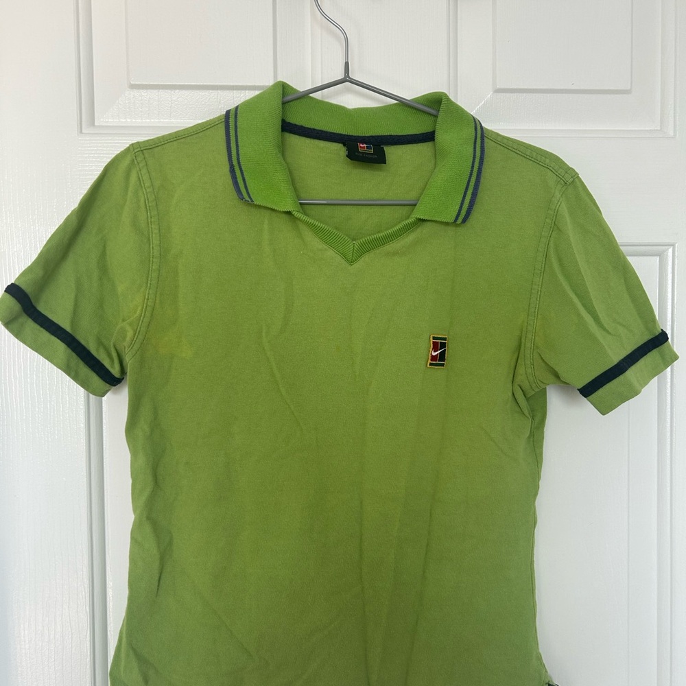 Green Nike Polo Shirt